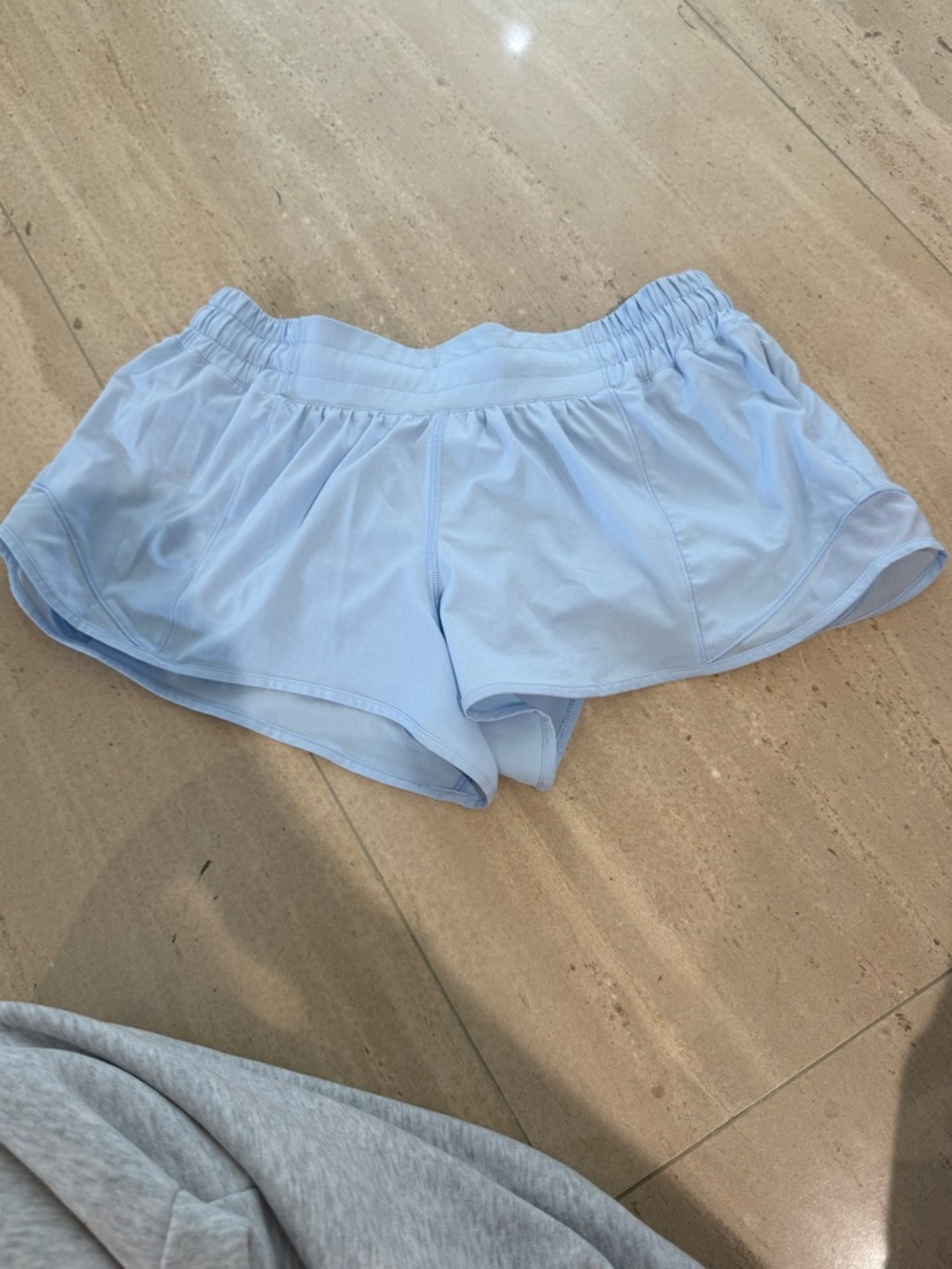 lululemon athletica Light Blue Women's Athletic Shorts